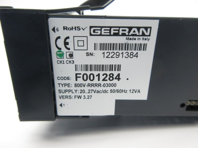 GEFRAN 800V-RRRR-03000 20/27VAC NSNP