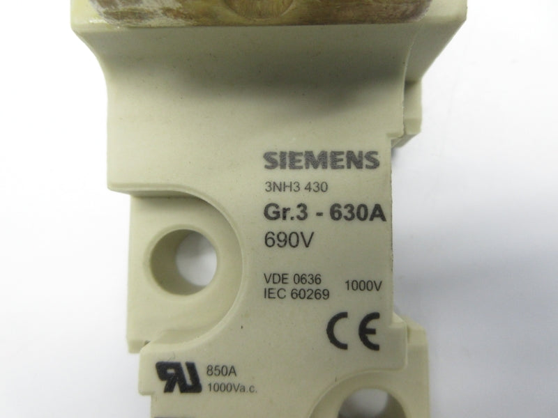 SIEMENS 3NH3430 690V 630A NSNP