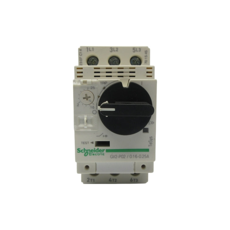 SCHNEIDER ELECTRIC GV2-P02 0.16-0.25A NSNP