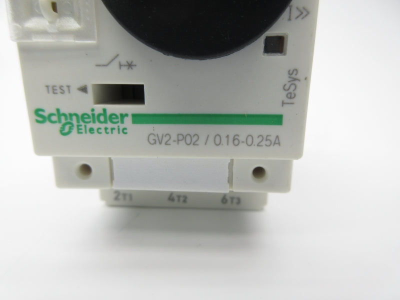 SCHNEIDER ELECTRIC GV2-P02 0.16-0.25A NSNP
