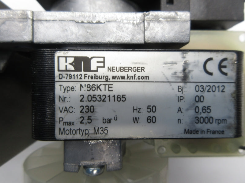 KNF N86KTE 230VAC 0.65A NSNP
