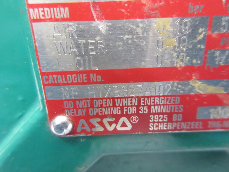 ASCO NFHTXB327A102 24VDC 0-10PSI 1/4" NSNP
