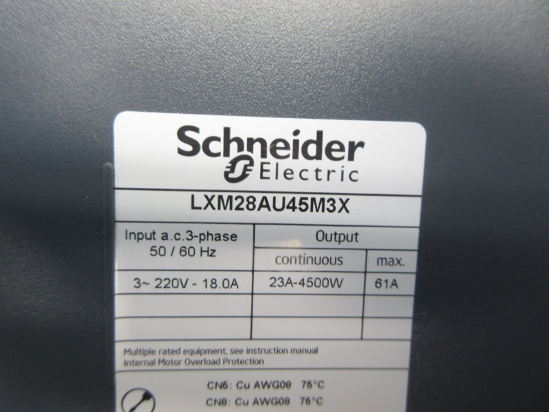 SCHNEIDER ELECTRIC LXM28AU45M3X 220V 18.0A NSNP