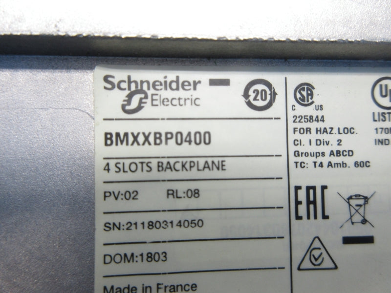 SCHNEIDER ELECTRIC BMXXBP0400 UNMP