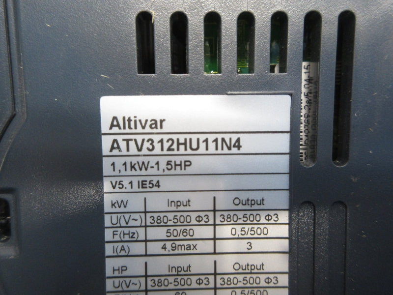 SCHNEIDER ELECTRIC ATV312HU11N4 UNMP