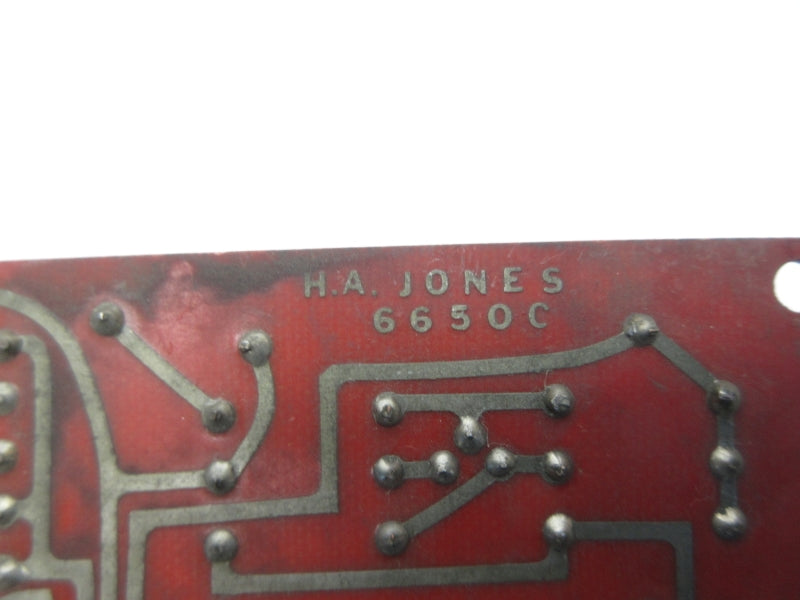 H.A. JONES 6650C UNMP