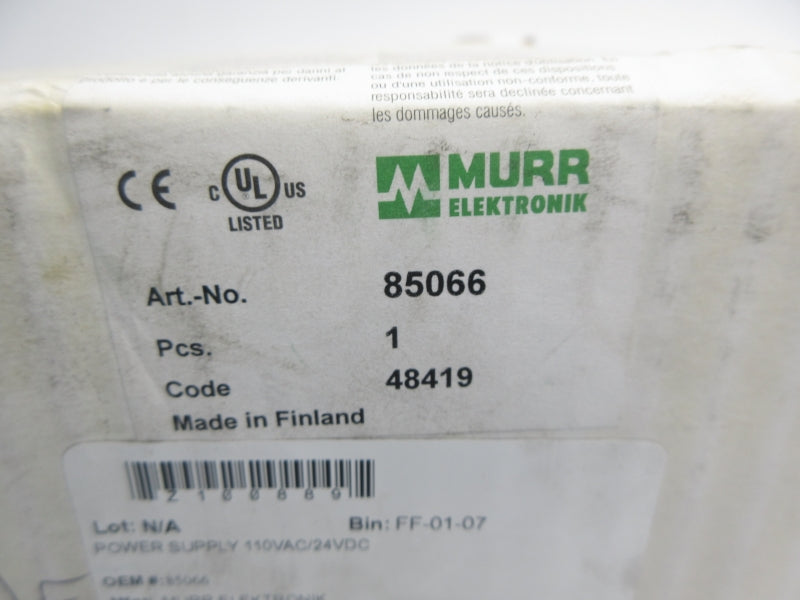 MURR ELEKTRONIK 85066 380-520VAC 0.42A NSMP