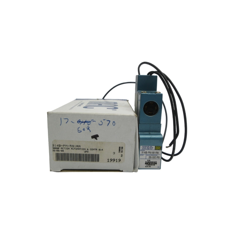 MAC 914B-PM-591RA 24VDC 25-150PSI NSMP
