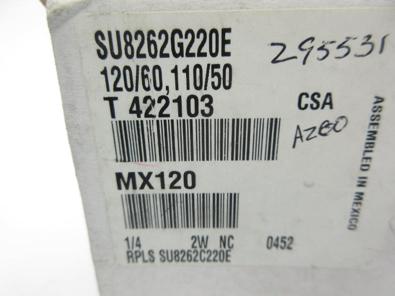 ASCO SU8262G220E 110/120V 180-200PSI 1/4" NSMP