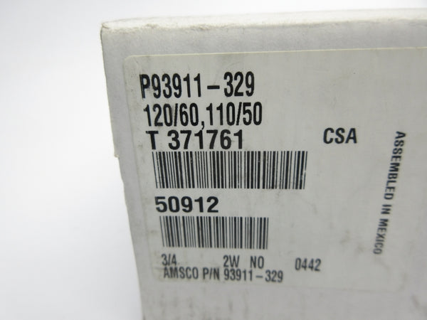 ASCO P93911-329 110/120V 125-150PSI 3/4" NSMP