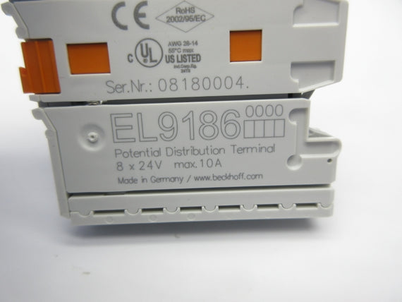 BECKHOFF EL9186 24V 10A NSNP