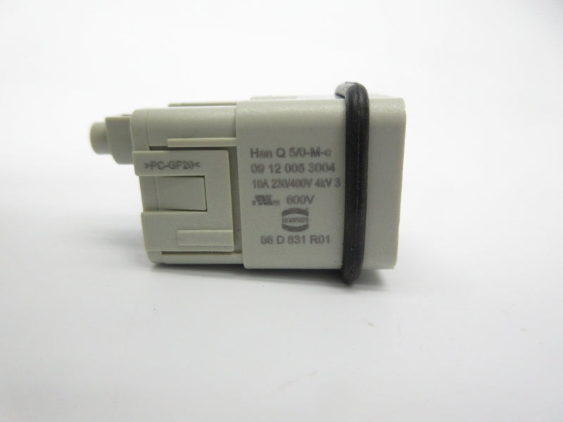 HARTING 09120053004 HANQ5/0-M-C 600V 16A NSNP