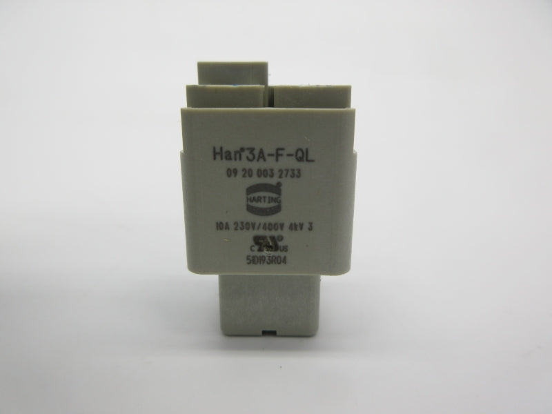 HARTING 09200032733 HAN3A-F-QL 600V 10A NSNP