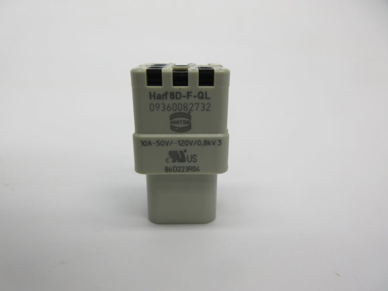 HARTING 09360082732 HAN8D-F-QL 50/120V 10A NSNP
