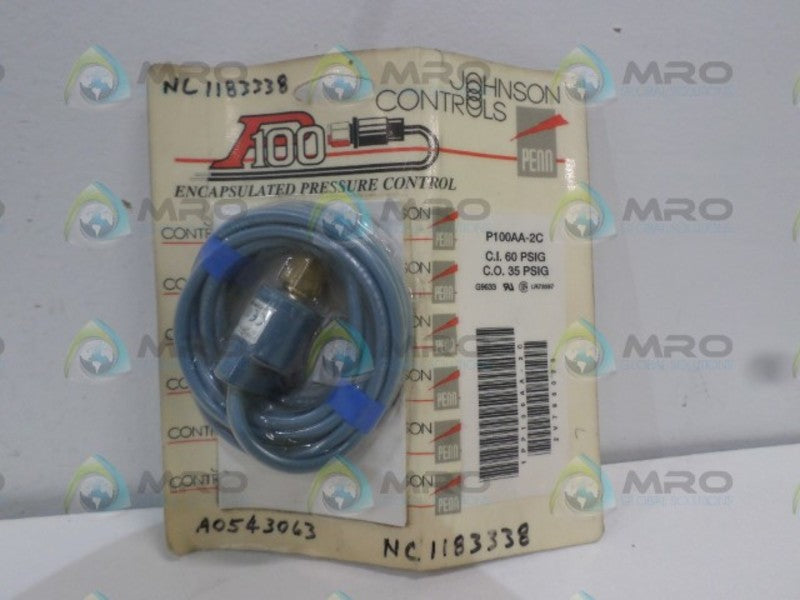 JOHNSON CONTROLS P100AA-2C PRESSURE SWITCH NSMP