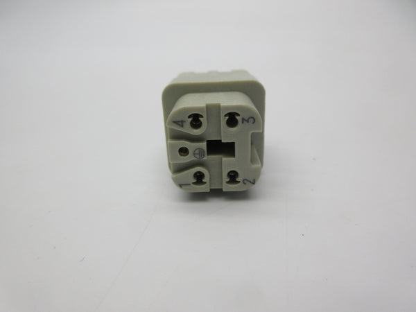 HARTING 09200042733 HAN4A-F-QL 230/400V 10A NSNP