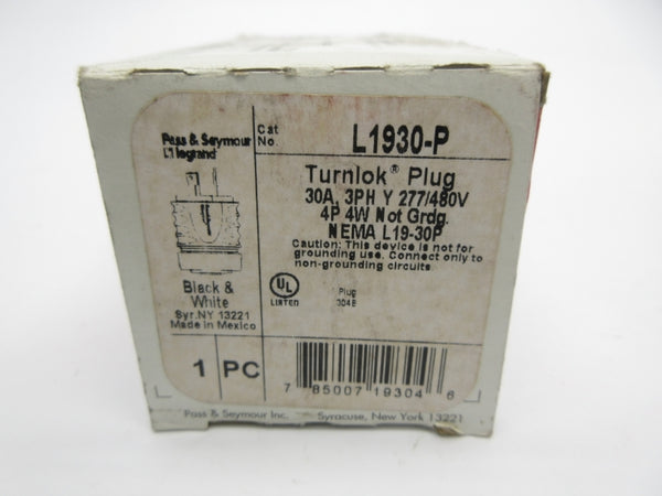 PASS&SEYMOUR L1930-P 277/480V 30A NSMP
