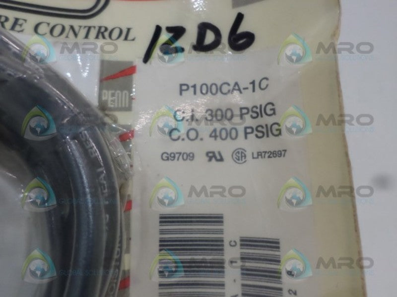 JOHNSON CONTROLS P100CA-1C PRESSURE CONTROL NSMP