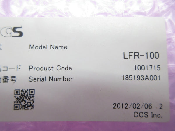 CCS LFR-100 NSMP