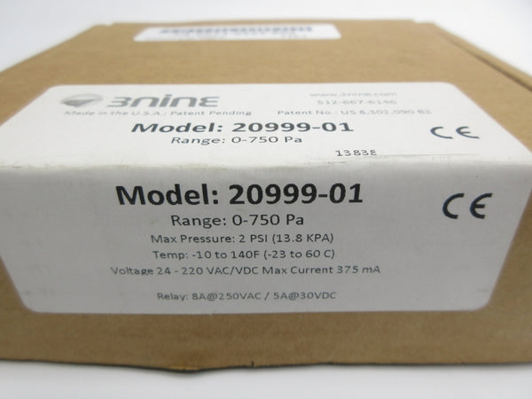 3NINE 20999-01 24-220VAC 0-750PSI NSMP