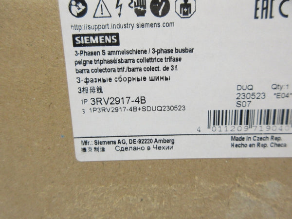 SIEMENS 3RV2917-4B NSMP