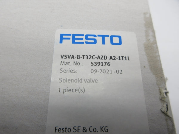 FESTO VSVA-B-T32C-AZD-A2-1T1L 539176 24VDC 43.5-145PSI NSMP