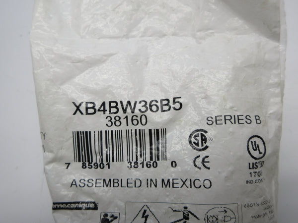 TELEMECANIQUE XB4BW36B5 SER. B NSMP