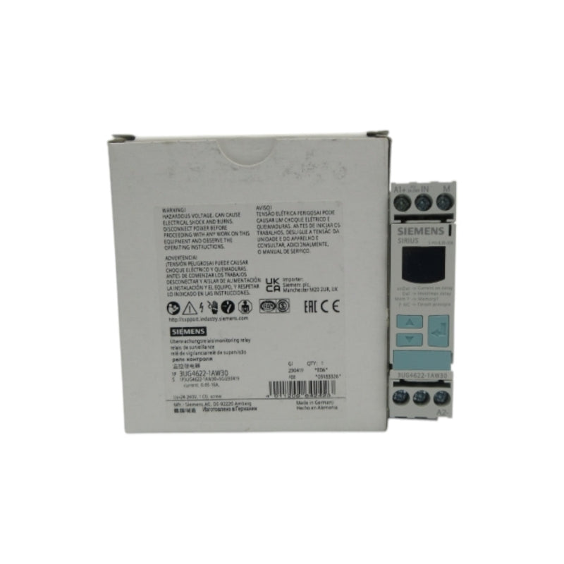 SIEMENS 3UG4622-1AW30 0.05-10A NSMP