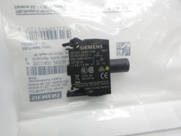 SIEMENS 3SU1401-2BB30-1AA0 24VAC/DC NSMP