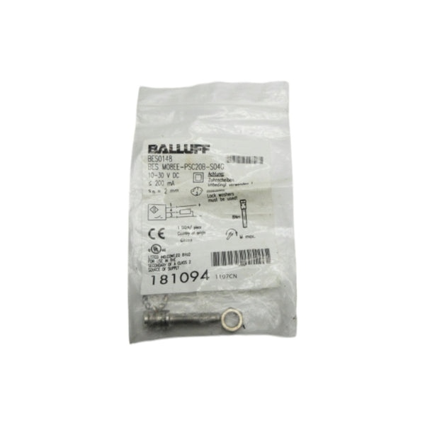 BALLUFF BES0148 BES M08EE-PSC20B-S04G 10-30VDC NSMP
