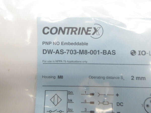 CONTRINEX DW-AS-703-M8-001-BAS 10-30VDC NSMP