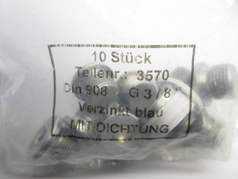 PLUG 3570 G 3/8" (PKG OF 10) NSMP