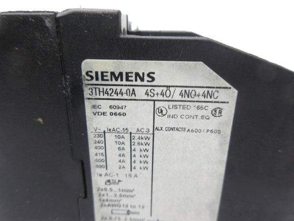 SIEMENS 3TH4244-0A 115V NSNP