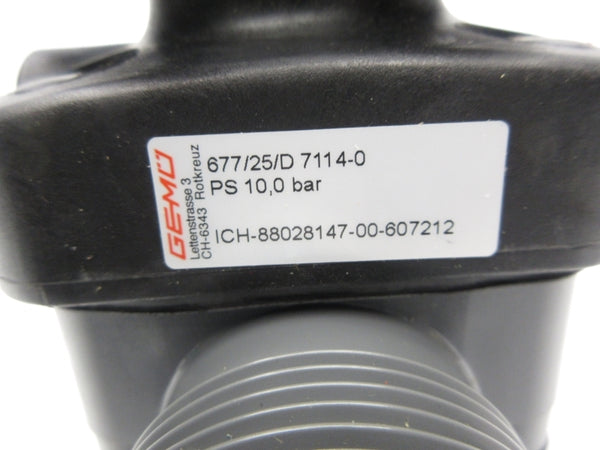 GEMU 677/25/D 7114-0 NSNP