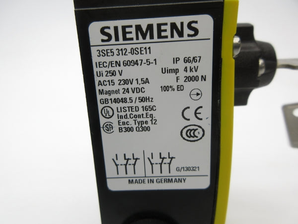 SIEMENS 3SE5 312-0SE11 230V 1.5A NSNP