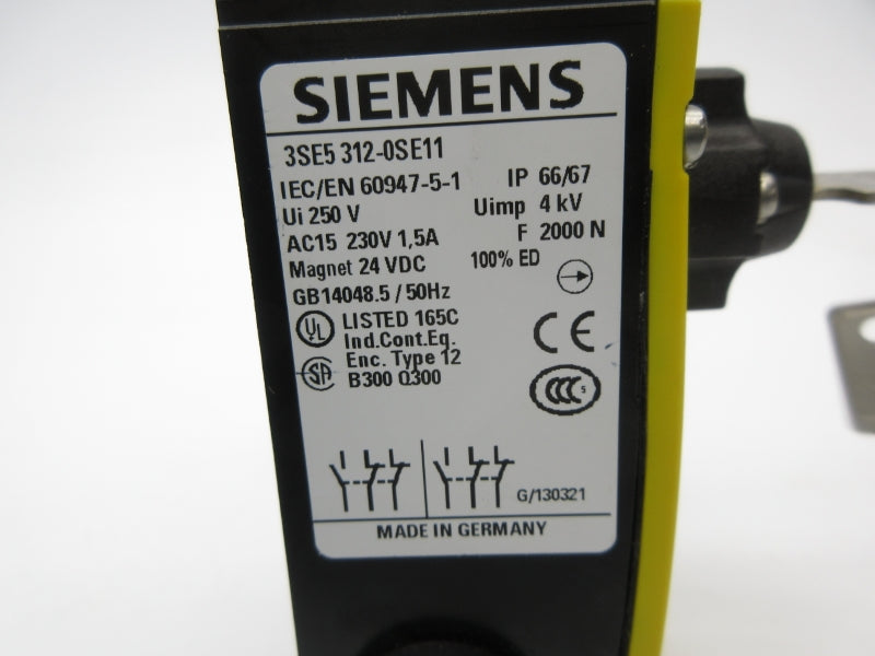 SIEMENS 3SE5 312-0SE11 230V 1.5A NSNP