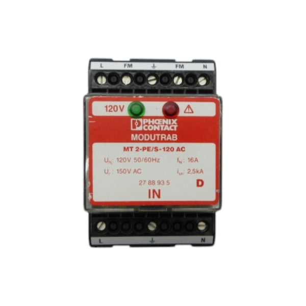 PHOENIX CONTACT MT-2PE/S-120AC 2788395 150VAC NSNP