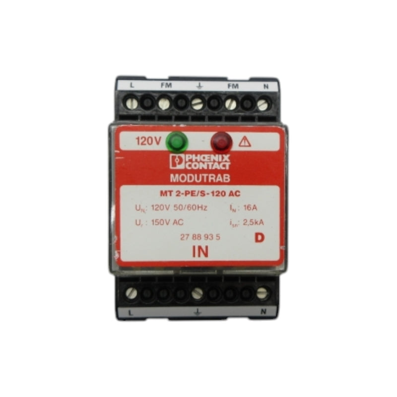 PHOENIX CONTACT MT-2PE/S-120AC 2788395 150VAC NSNP