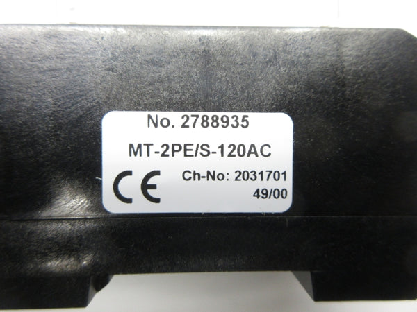 PHOENIX CONTACT MT-2PE/S-120AC 2788395 150VAC NSNP