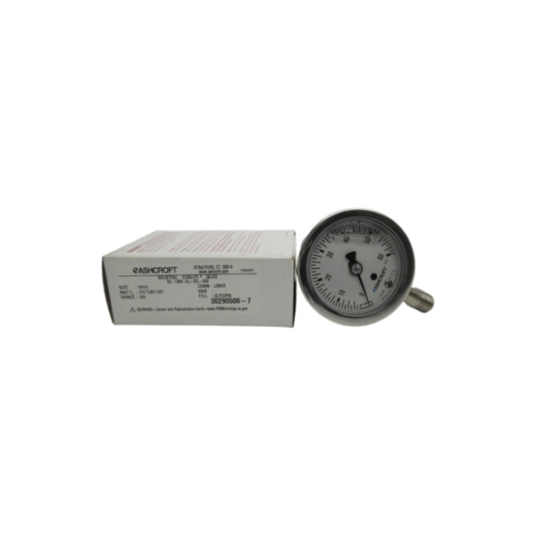 ASHCROFT 63-1008-SL-02L-60# 0-60PSI NSMP