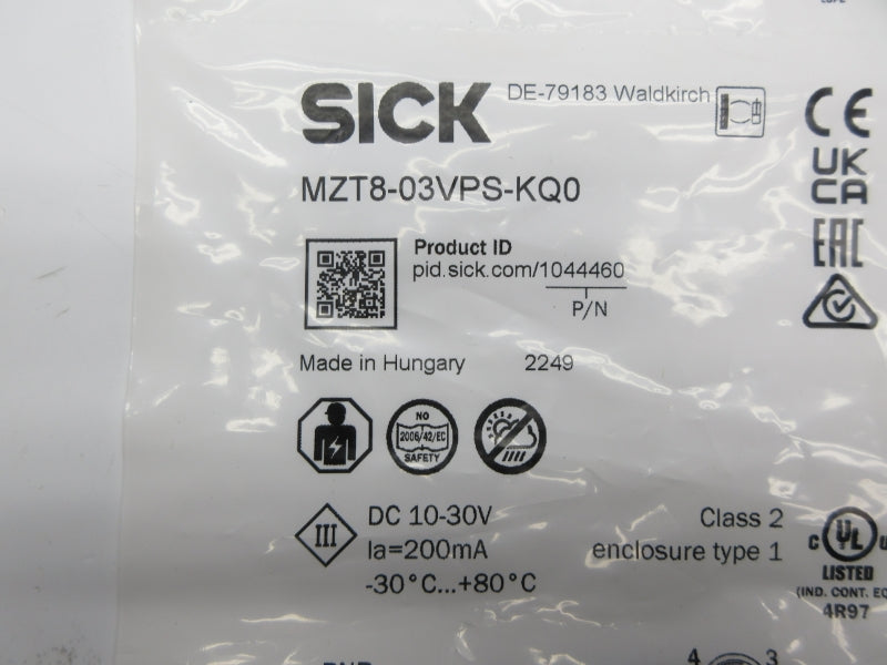 SICK MZT8-03VPS-KQ0 1044460 10-30VDC NSMP