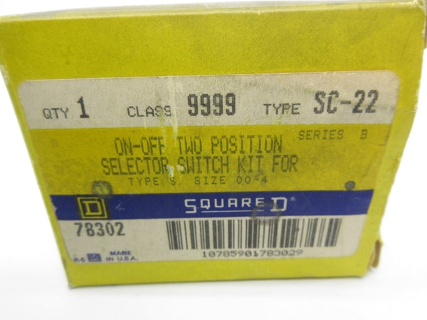 SQUARE D 9999 SC-22 SER. B NSMP