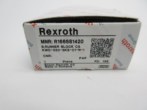 REXROTH R166681420 KWD-020-SKS-C1-M-1 NSMP
