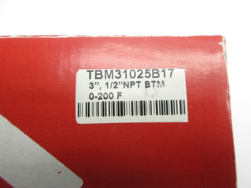 WINTER TBM31025B17 0-200'F 3-1/2" NSMP