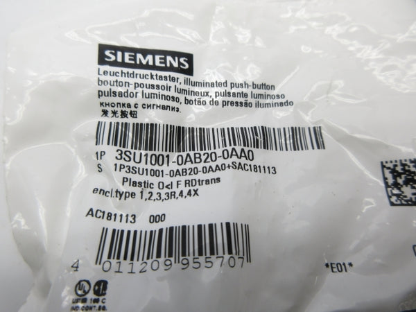 SIEMENS 3SU1001-0AB20-0AA0 NSMP