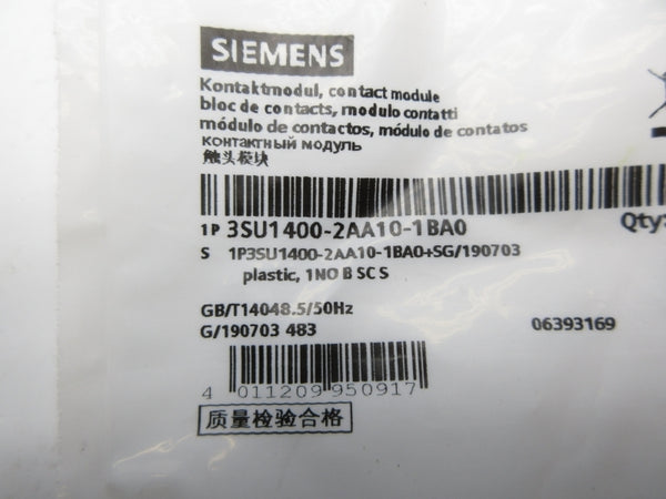 SIEMENS 3SU1400-2AA10-1BA0 NSMP