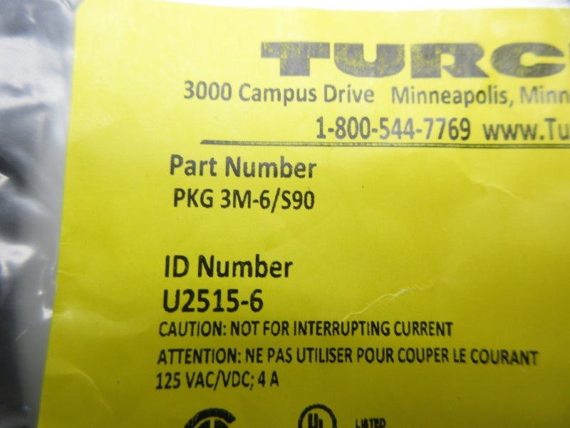 TURCK PKH3M-6/S90 U2515-6 NSMP