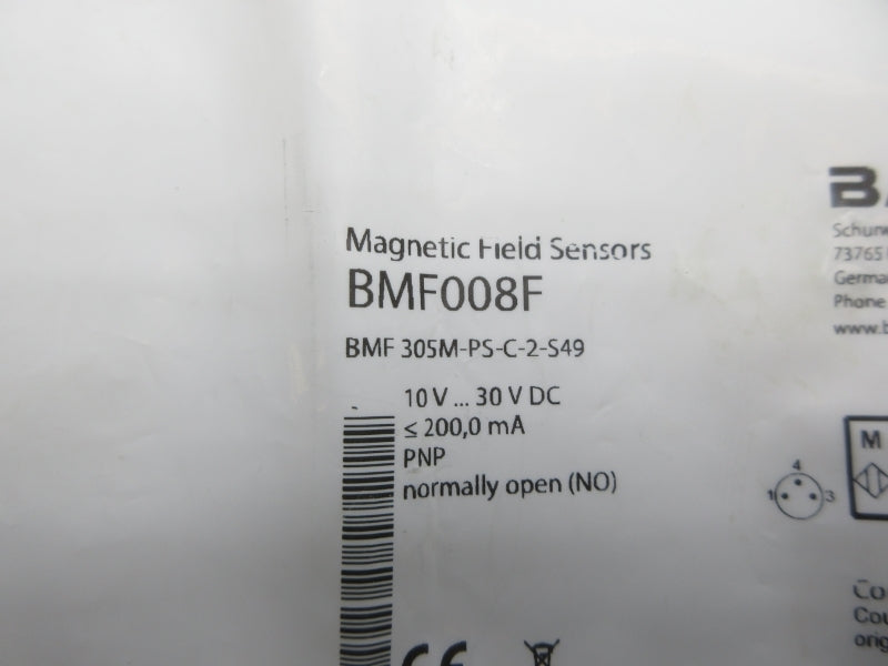BALLUFF BMF008F BMF 305M-PS-C-2-S49 10-30VDC NSMP