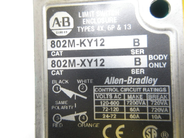 ALLEN BRADLEY 802M-KY12 SER. B NSNP