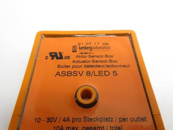 LUMBERG AUTOMATION ASBSV 8/LED 5 10-30V 4A NSNP